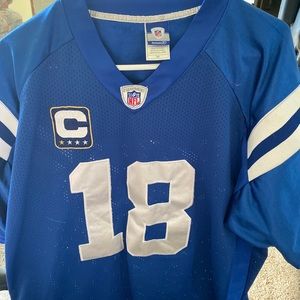 NFL Players Payton Manning #18 Colts Captain Jersey size 2XL